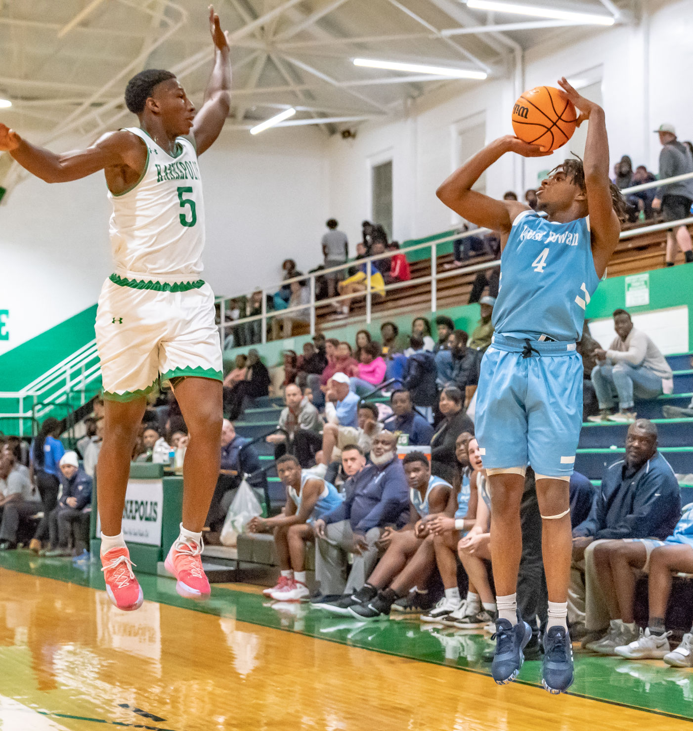 their home basketball game against West Rowan